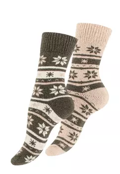 Носки Cotton Prime Wolle, цвет grn beige