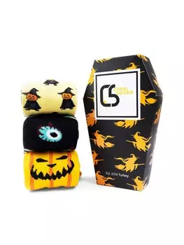 Носки Crea Socks Halloween, разноцветный