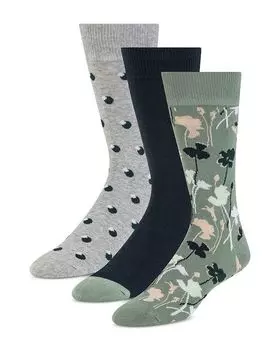 Носки Crew, 3 пары Ted Baker, мультиколор