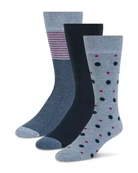 Носки Crew, 3 пары Ted Baker, мультиколор