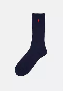 Носки CREW Polo Ralph Lauren, темно-синий/красный