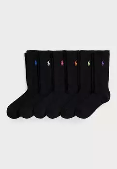 Носки CREW SOCK 6 PACK Polo Ralph Lauren, черный