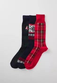 Носки CREW SOCK GIFT BOX UNISEX 3 PACK Polo Ralph Lauren, мультиколор