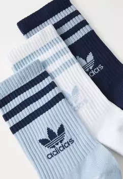 Носки CREW SOCK UNISEX 3 PACK adidas Originals, синий