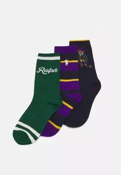 Носки CREW SOCK UNISEX 3 PACK Polo Ralph Lauren, мультиколор