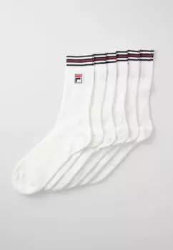 Носки CREW VINTAGE UNISEX 6 PACK Fila, белый