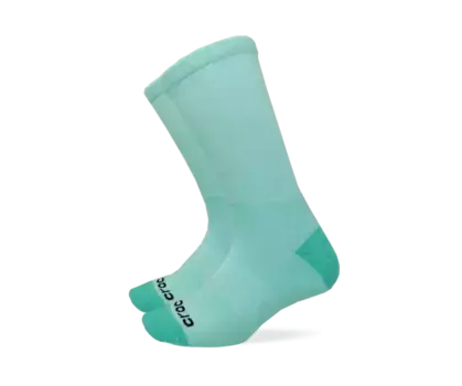 Носки Crocs Crew с каблуком и носком, набор из 3 штук, цвет Aqua