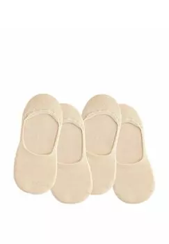 Носки CUSHION SOLE INVISIBLE 4 PACK Next, бежевый