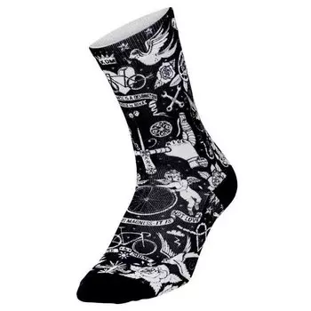 Носки Cycology Velo Tattoo, черный