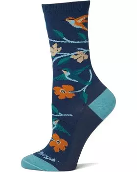 Носки Darn Tough Vermont Birds of a Feather Crew Lightweight, цвет Midnight