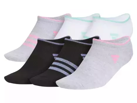 Носки детские Adidas Superlite 3.0 No Show - 6 шт., разноцветные