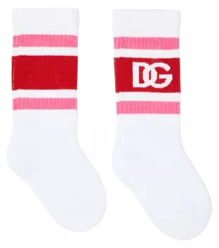 Носки DG из смесового хлопка Dolce&Gabbana, разноцветный