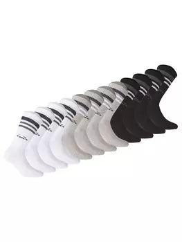 Носки Diadora Socken 12er Pack, цвет Schwarz/Grau/Wei