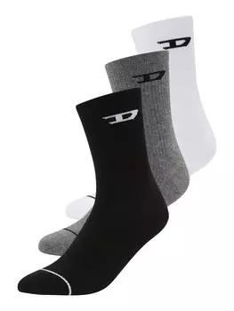 Носки DIESEL, цвет Anthracite/Black/White