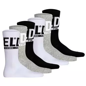 Носки DIESEL, цвет Grey/Black/White
