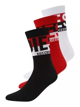 Носки DIESEL SKM-RAY, цвет Red/Black/White