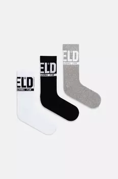 Носки Diesel SKM-RAY-THREEPACK упаковка 3 шт, мультиколор