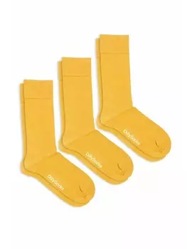 Носки DillySocks 3er Pack One Color Smooth, цвет smooth golden yellow