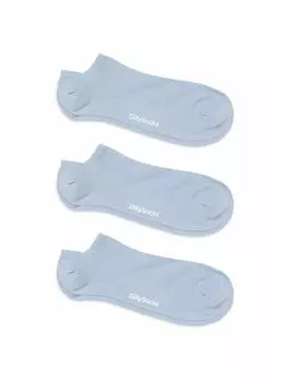Носки DillySocks 3er Pack Sneaker One Color Shorties, цвет baby blue