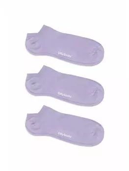 Носки DillySocks 3er Pack Sneaker One Color Shorties, цвет lavender lilac