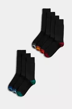 Носки длинные - 7 пар Marks & Spencer, черный