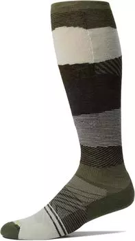 Носки длиной до икры с рисунком Ski Targeted Cushion Smartwool, цвет Winter Moss/Natural