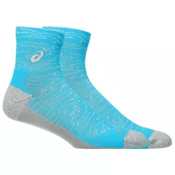 Носки для бега Asics Performance Run Sock Quarter, цвет Digital Aqua