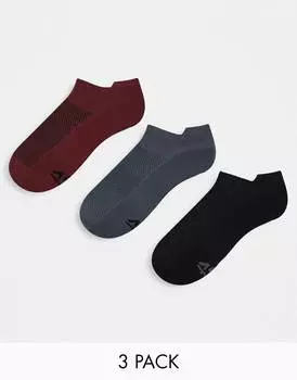 Носки для бега ASOS 4505 icon с антибактериальным покрытием, 3 пары