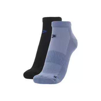 Носки для бега Boomerang Advance, 2 пары, низкий вырез, синий