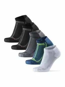 Носки для бега DANISH ENDURANCE Athletic Socks, цвет gentian/dark grey/black/off white