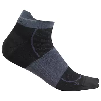 Носки для бега Icebreaker Merino Run+ Ultralight Micro, цвет Black/Graphite