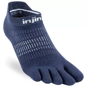 Носки для бега Injinji Run Lightweight No-Show, темно-синий