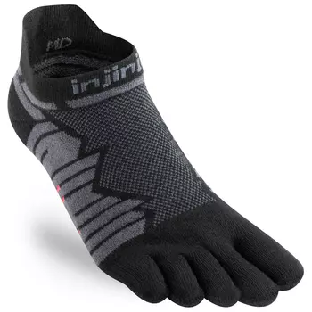 Носки для бега Injinji Run Technical No Show, цвет Onyx