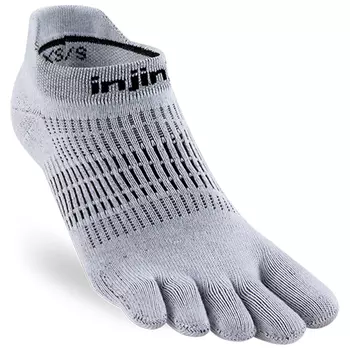 Носки для бега Injinji Women's Run Lightweight No Show, цвет Gray