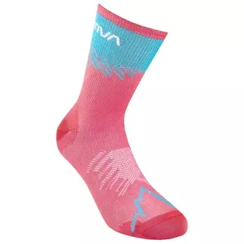 Носки для бега La Sportiva Sky Socks, цвет Hibiscus/Malibu Blue
