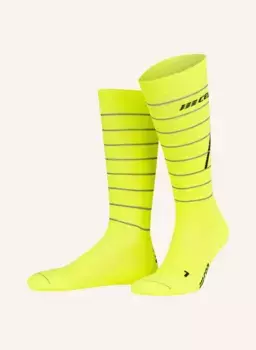 Носки для бега reflective compression Cep, желтый