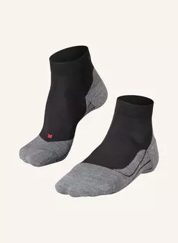 Носки для бега ru4 short FALKE, цвет 3010 BLACK-MIX