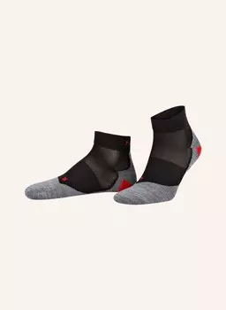 Носки для бега ru5 short FALKE, цвет 3010 BLACK-MIX
