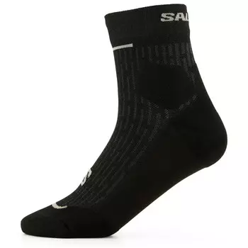 Носки для бега Salomon Ultra Glide Ankle, цвет Black/Phantom/Ghost Grey