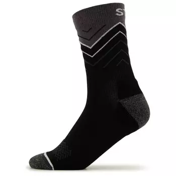 Носки для бега Stoic Merino Running Socks Q+, цвет Black/Monsoon