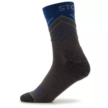 Носки для бега Stoic Merino Running Socks Q+, цвет Monsoon/Blue