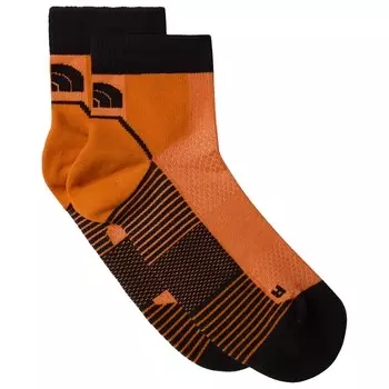 Носки для бега The North Face Trail Run Quarter Socks, цвет Vivid Flame/TNF Black