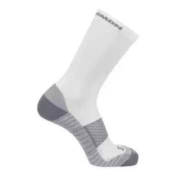 Носки для бега Unisex Aero Crew Salomon, белый