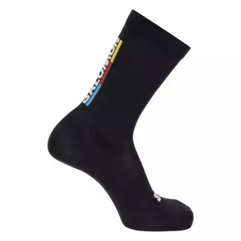 Носки для бега унисекс Pulse Race Flag Crew Salomon, черный
