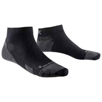 Носки для бега X-Socks Run Discover Low Cut, цвет Black/Charcoal
