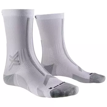 Носки для бега X Socks Trail Run Discover Crew, цвет Arctic White/Pearl Grey