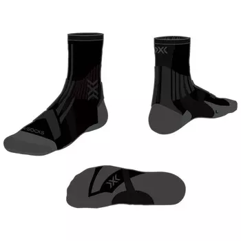 Носки для бега X-Socks Trailrun Perform Crew, цвет Black/Charcoal