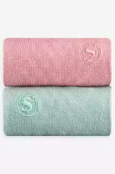 Носки для йоги с захватом 2 шт Self., розовый