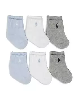 Носки для мальчиков Ralph Lauren, 6 шт. — для малышей Ralph Lauren, цвет Multi