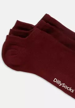 Носки для тренировок 3ER PACK SHORTIES DillySocks, темно-красный